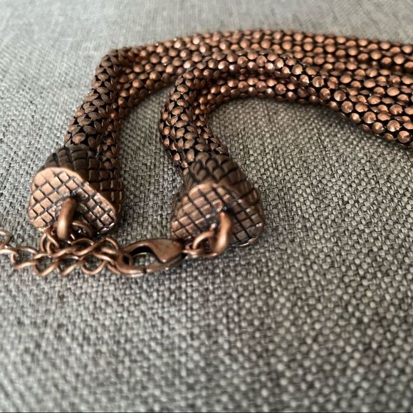 Coppertone Three Strand Necklace - Picture 5 of 7